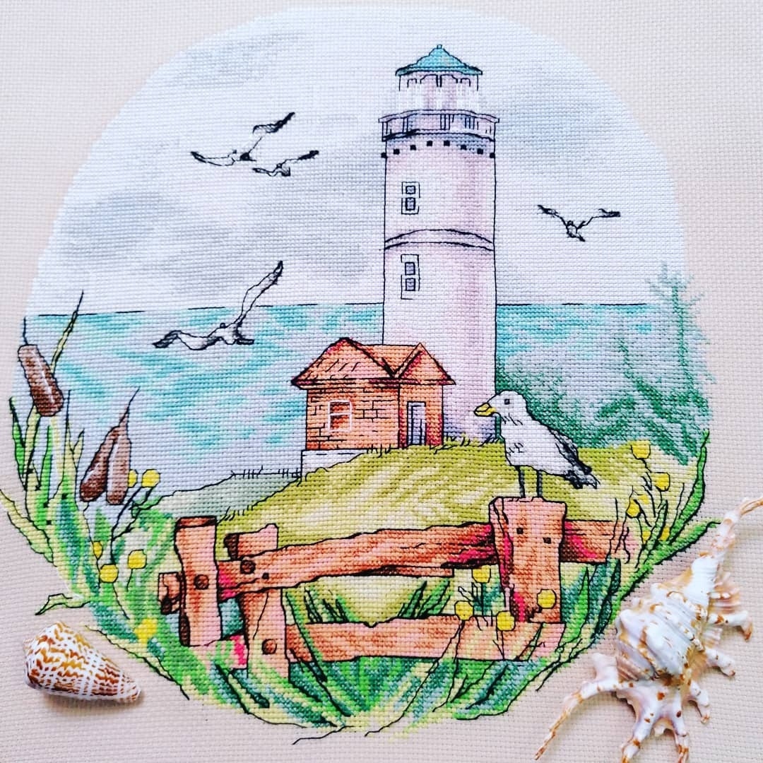 Lighthouses. Guests from the Sea Cross Stitch Pattern фото 2