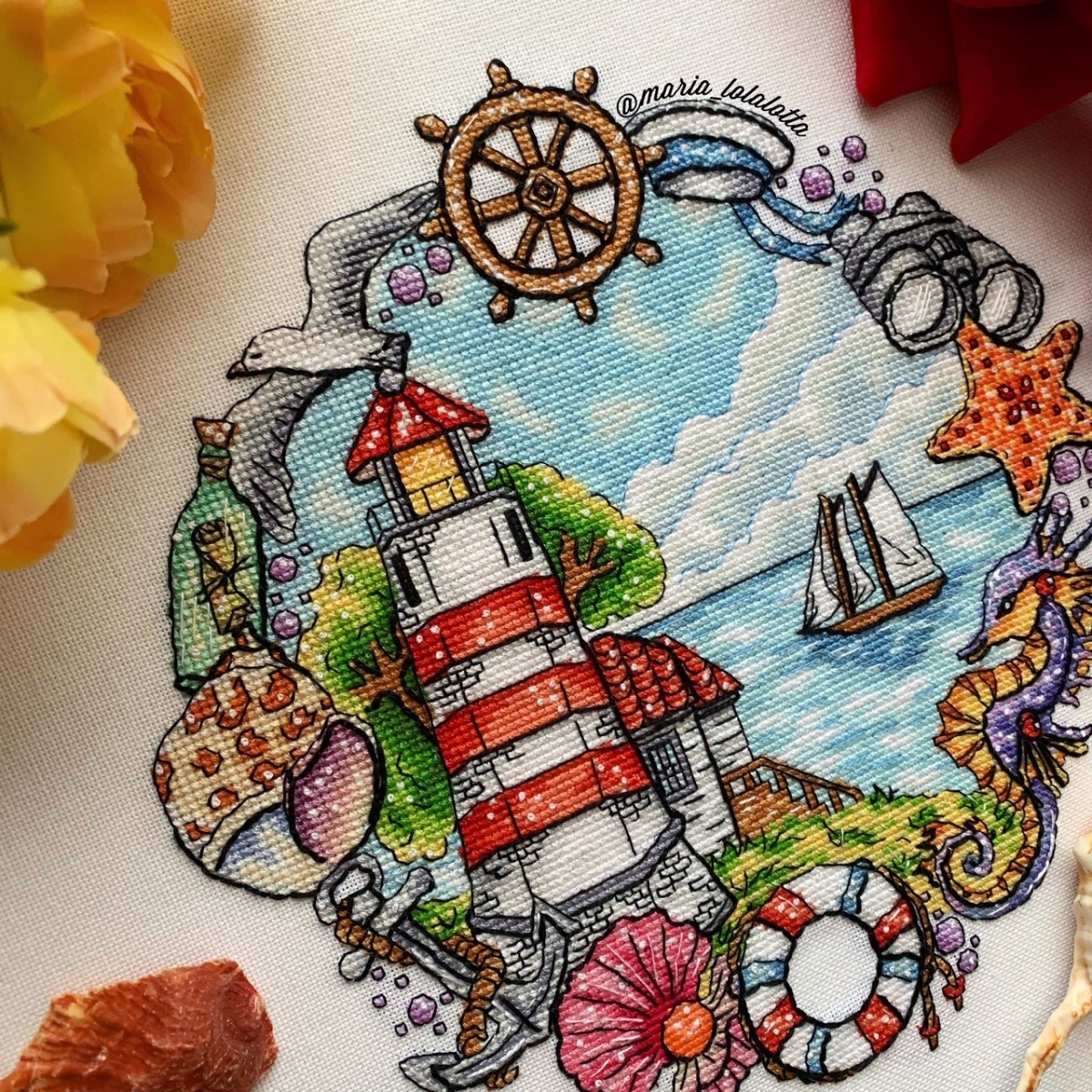 Dreams of Sea Cross Stitch Pattern фото 6