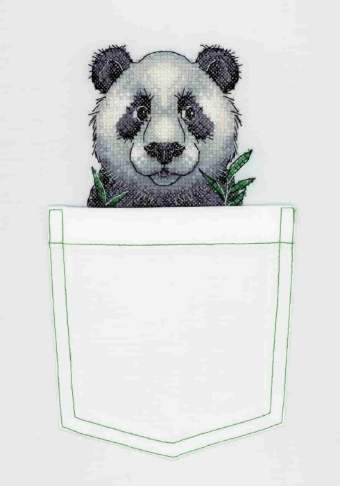 Funny Panda Cross Stitch Kit фото 1