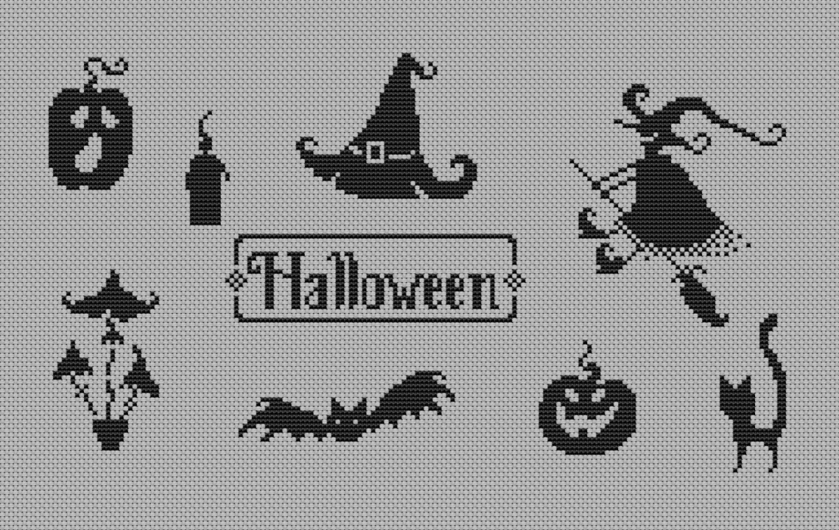 This is Halloween Cross Stitch Pattern фото 2