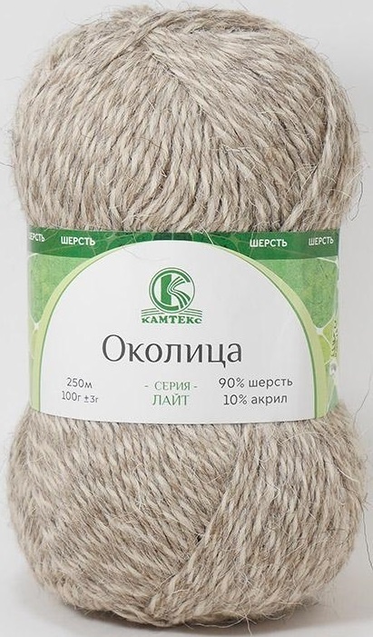Kamteks Okolitsa 90% wool, 10% acrylic, 5 Skein Value Pack, 500g фото 12