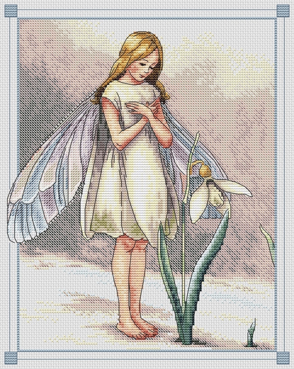 Fairy Spring Cross Stitch Pattern фото 1