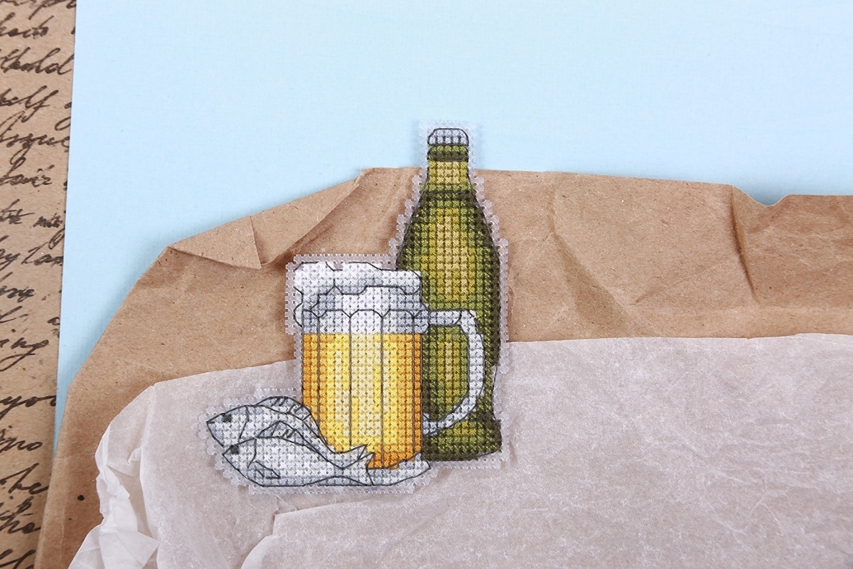 Beer Magnet Cross Stitch Kit фото 3