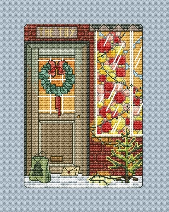 Christmas Card 3 Cross Stitch Pattern фото 1