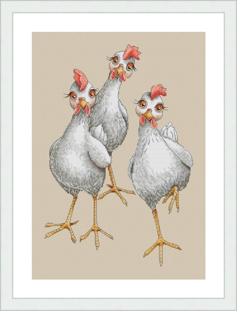 My Chickens Cross Stitch Pattern фото 3
