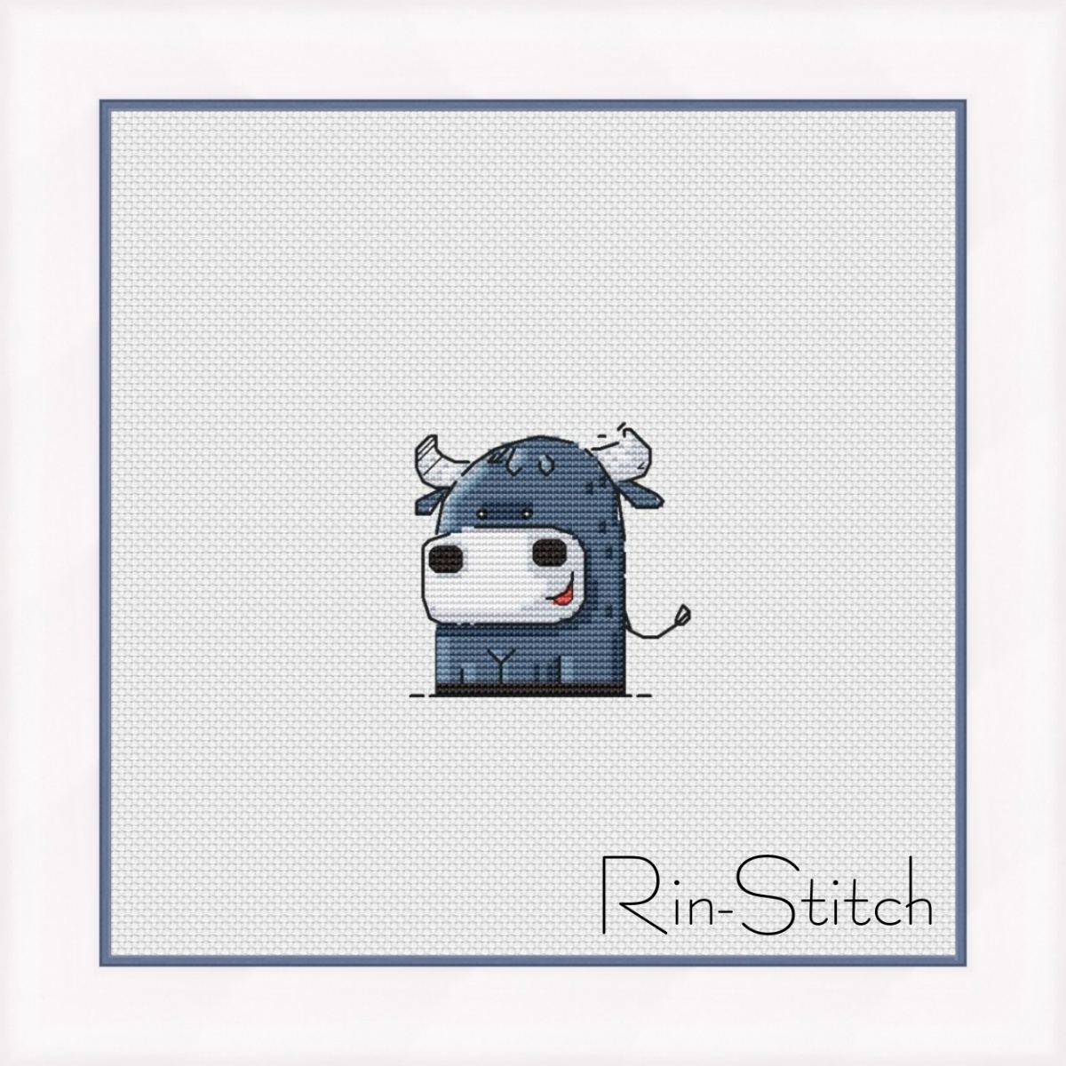 Bull Cross Stitch Pattern фото 1