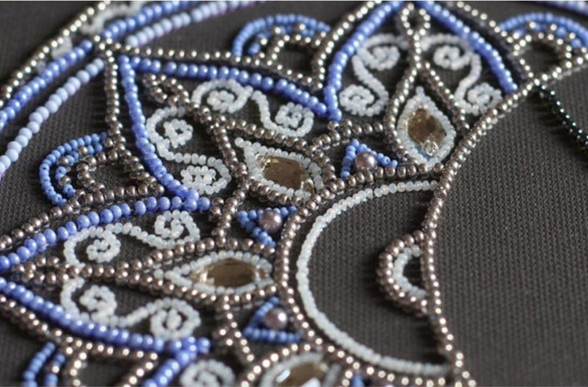Moon Pattern Bead Embroidery Kit фото 6