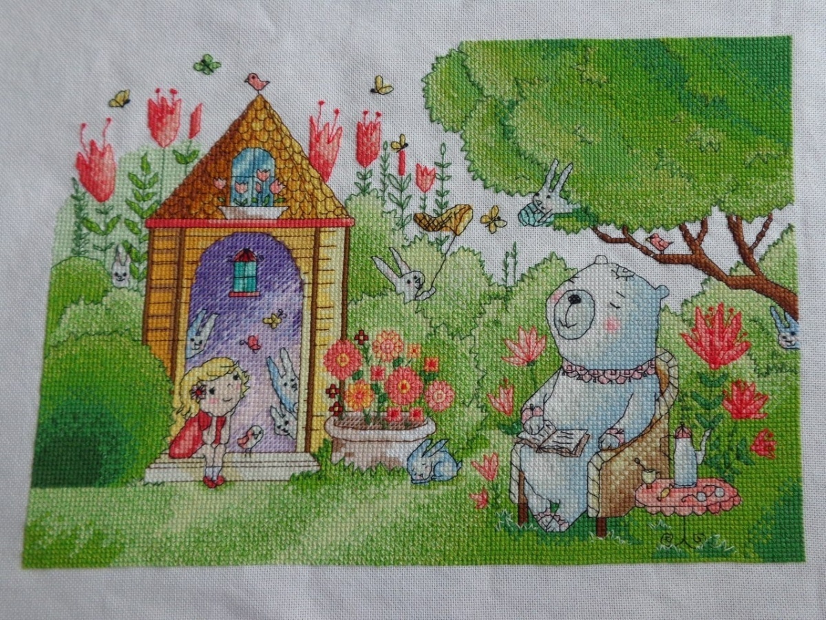 In the Garden Cross Stitch Chart фото 5