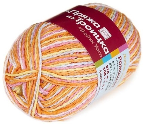 Troitsk Wool Camomile, 50% Cotton, 50% Viscose 5 Skein Value Pack, 500g фото 35