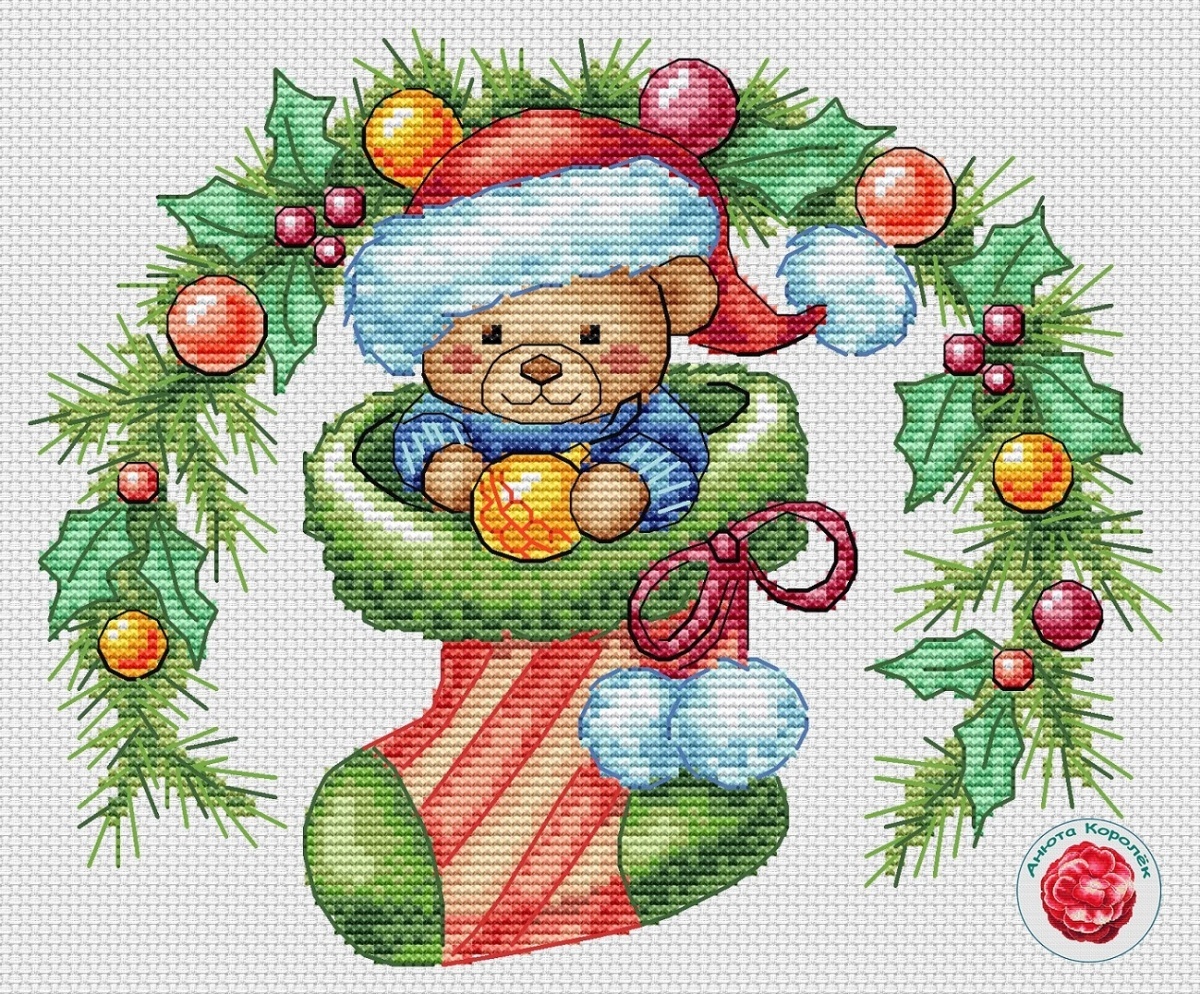 Little Present Cross Stitch Pattern фото 1