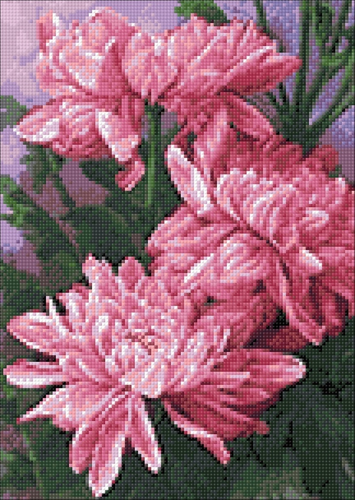 Chrysanthemums Diamond Painting Kit фото 2