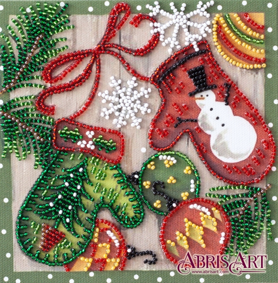 Holiday trivia Bead Embroidery Kit фото 1