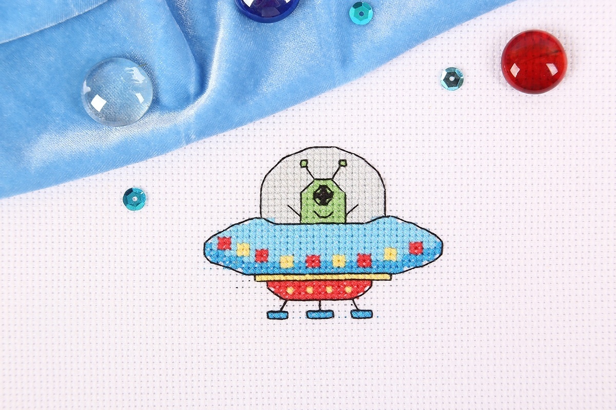 UFO Cross Stitch Kit фото 3