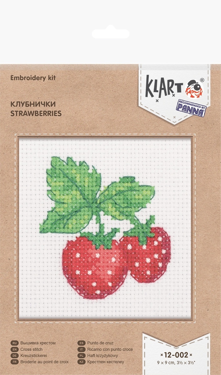 Strawberries Cross Stitch Kit by Klart фото 2