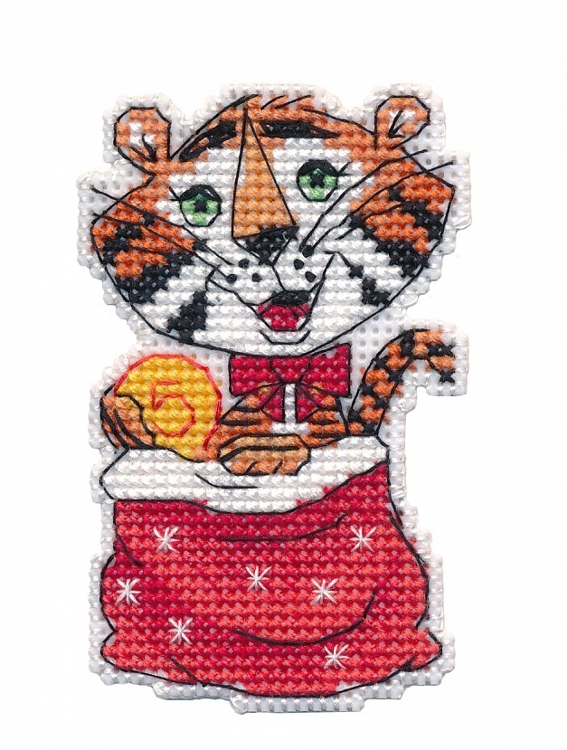 The Money Tiger. Magnet Cross Stitch Kit фото 1