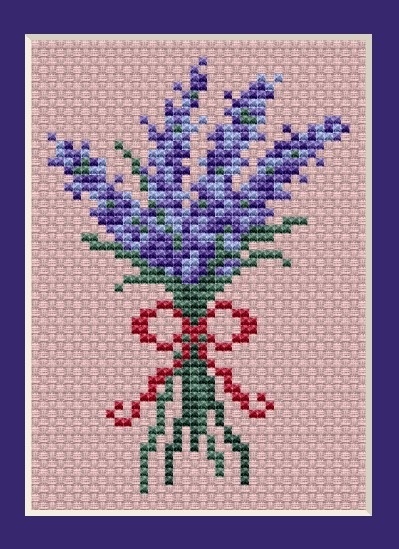 Fresh Flowers Cross Stitch Pattern фото 1
