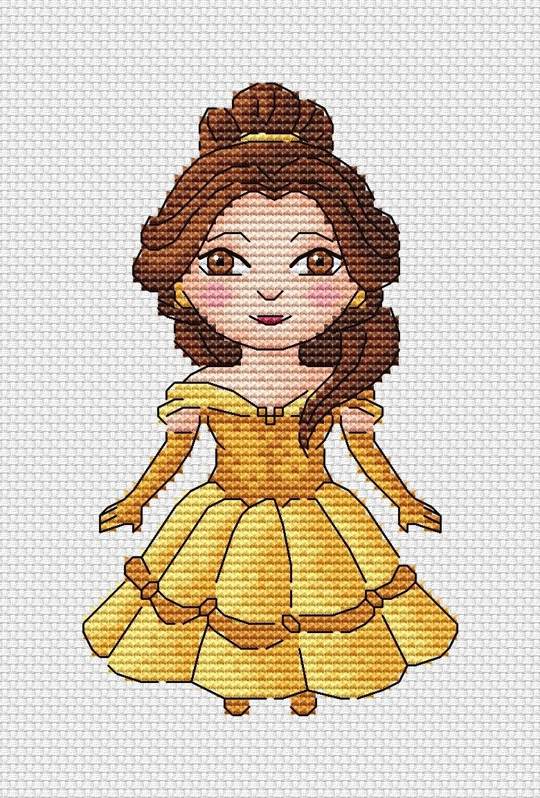 Fairytale Princess Cross Stitch Pattern фото 1