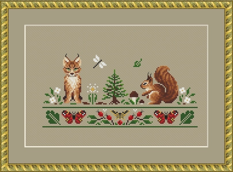 An Unexpected Meeting Cross Stitch Pattern фото 1