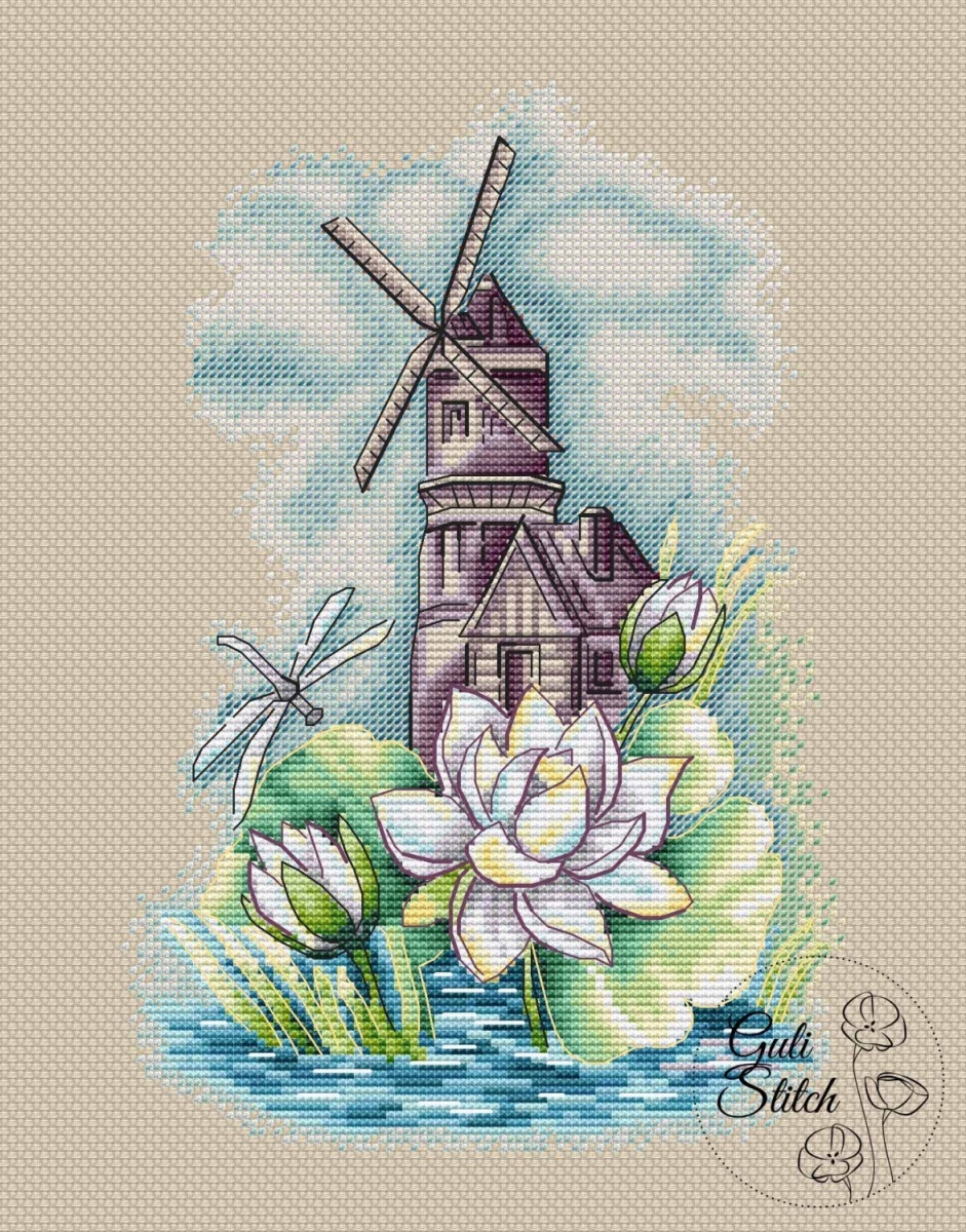 In the Land of Water Lilies Cross Stitch Pattern фото 2