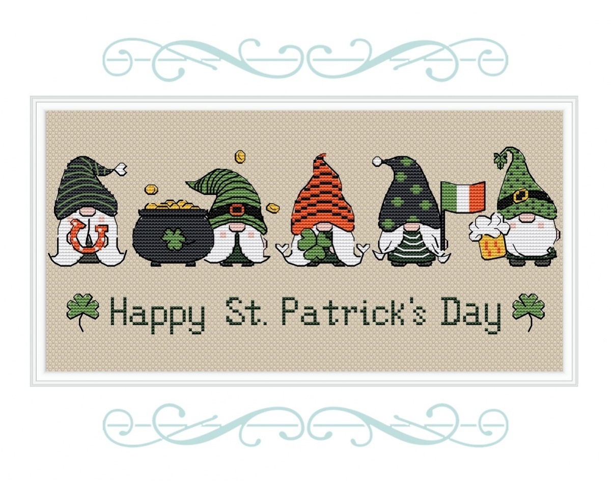 Happy St Patricks Day 2 Cross Stitch Pattern фото 1