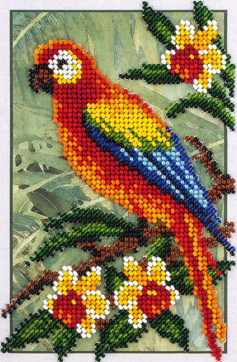 Macaw Bead Embroidery Kit фото 1