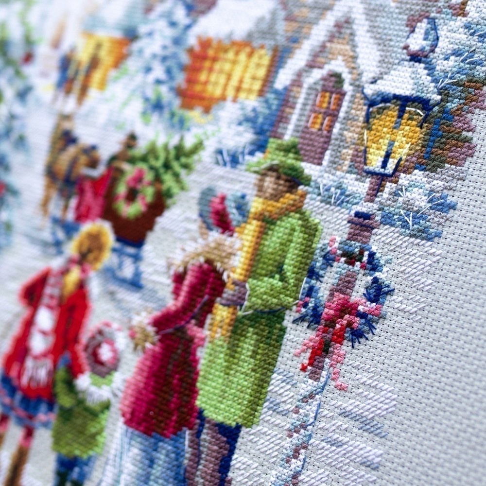 Christmas Eve Cross Stitch Kit by Magic Needle фото 11