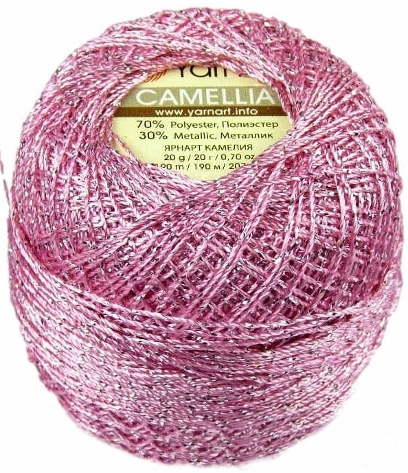 YarnArt Camellia 70% polyester, 30% metallic, 10 Skein Value Pack, 250g фото 6
