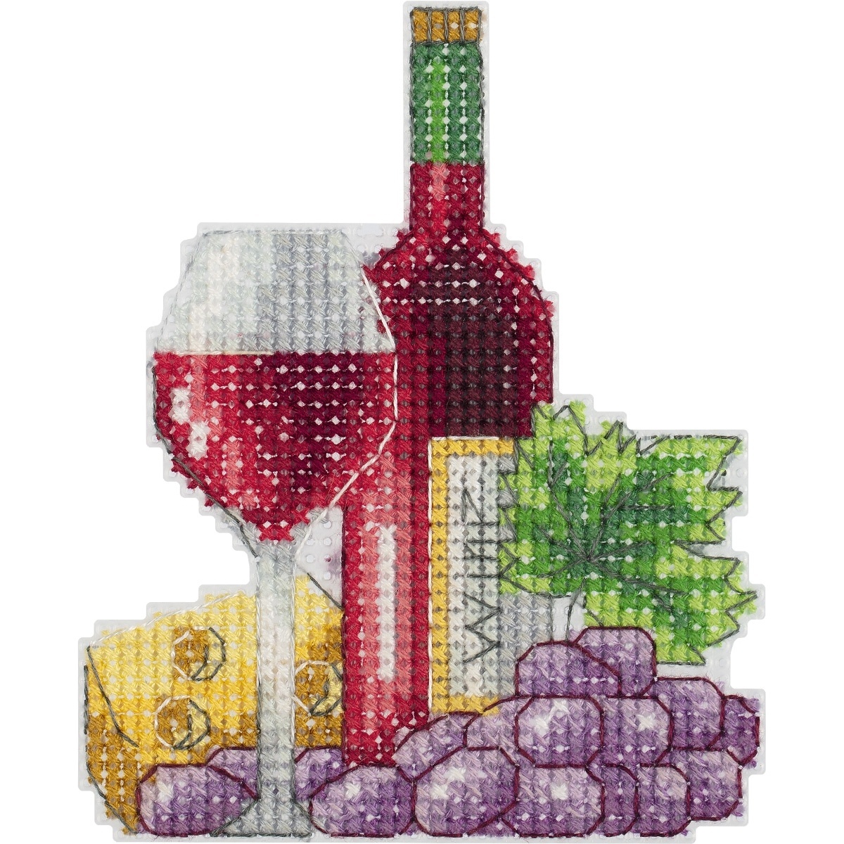 Wine Magnet Cross Stitch Kit фото 1