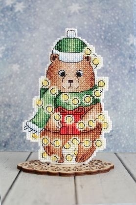Christmas Bear Cross Stitch Kit   фото 2
