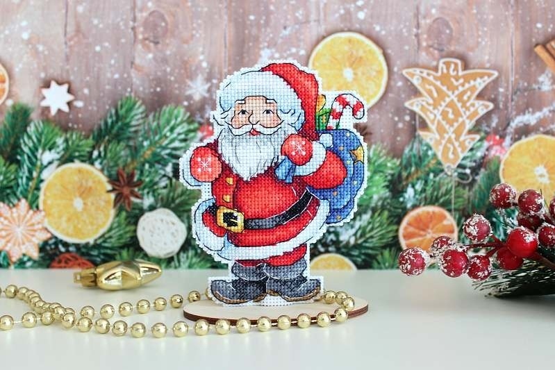 Merry Santa Cross Stitch Kit фото 2