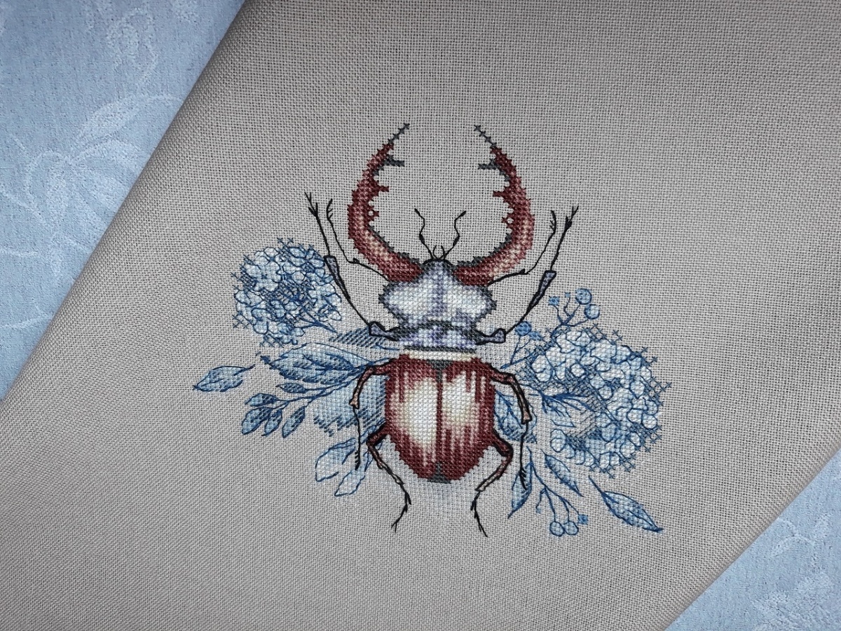 Beetle Cross Stitch Pattern фото 7