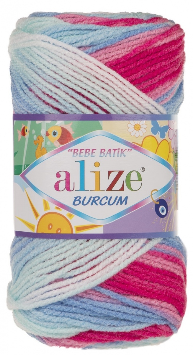 Alize Burcum Bebe Batik 100% Acrylic, 5 Skein Value Pack, 500g фото 2
