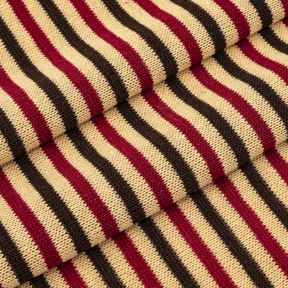 Beige/Brown/Burgundy Striped Tricotage фото 1