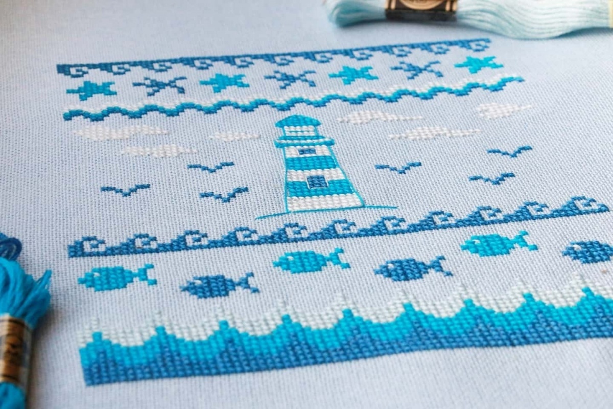 A Sea Sampler Cross Stitch Pattern фото 2