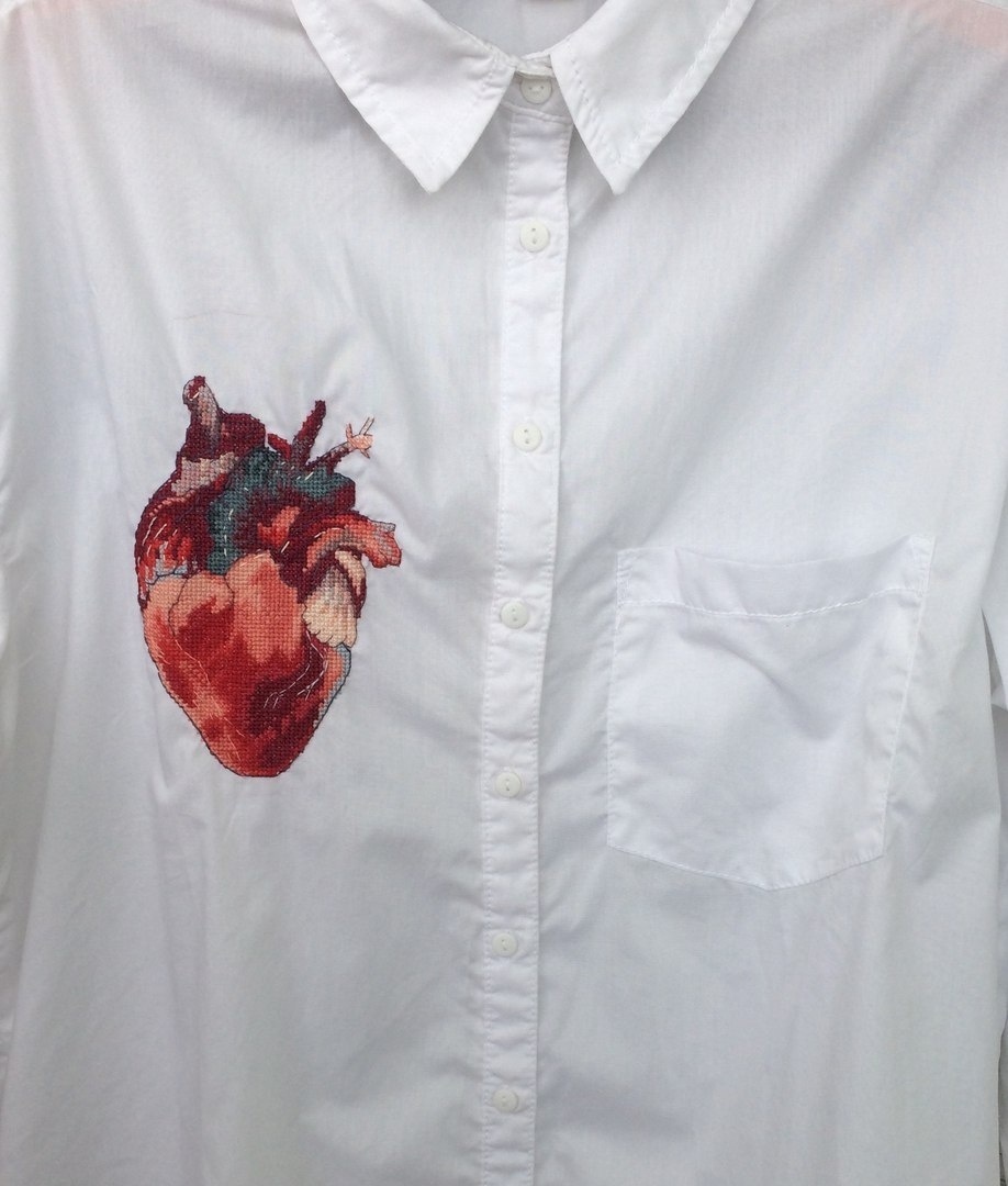 Heart Cross Stitch Pattern фото 3