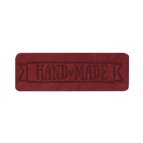 Label "Handmade", leather natural фото 5