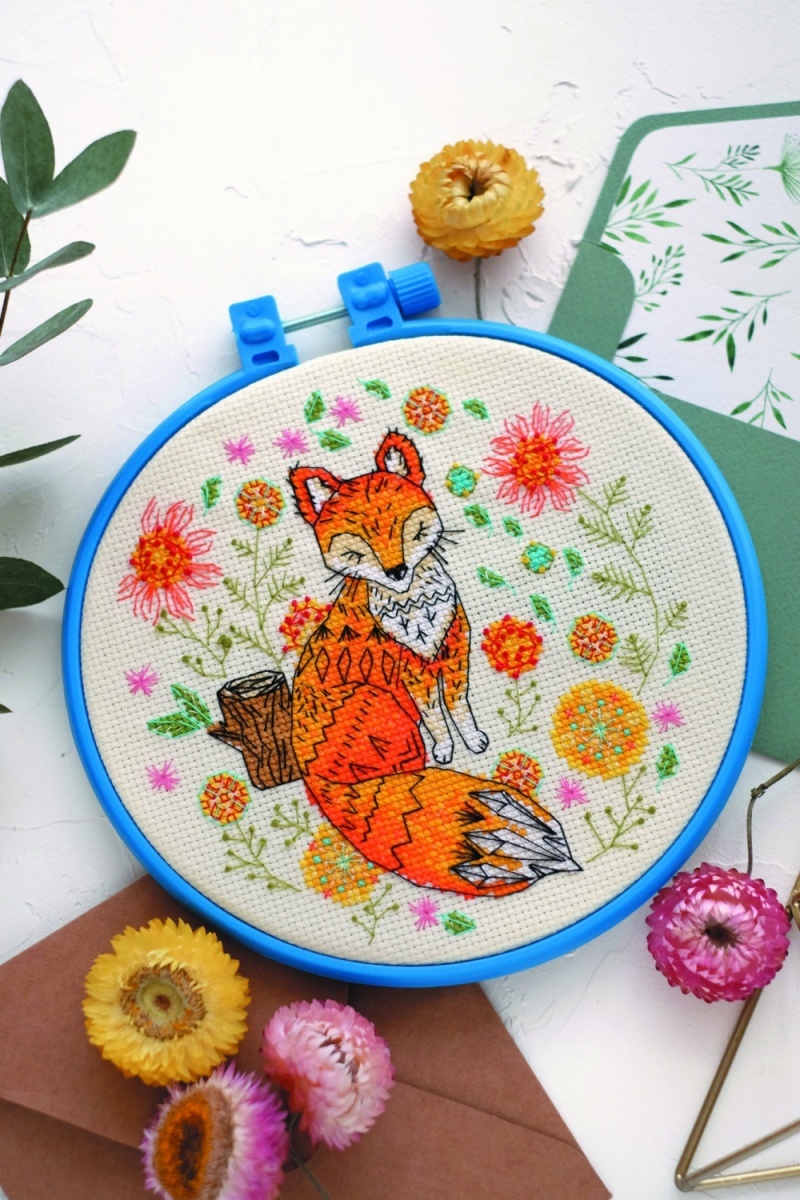 Foxy Cross Stitch Kit фото 1