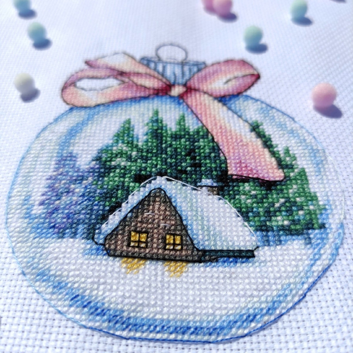 The Christmas Ball Cross Stitch Pattern фото 4