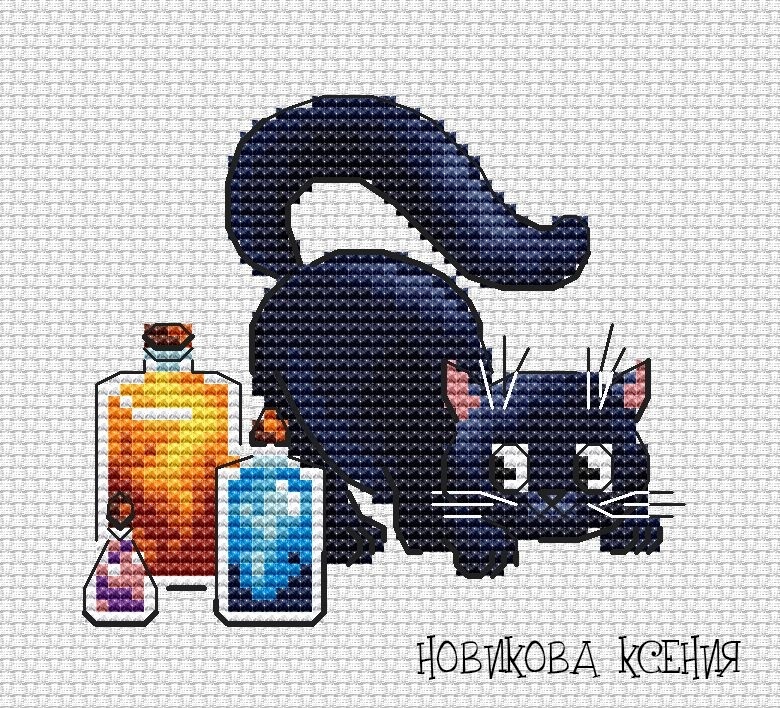 Which One is a Love Potion? Cross Stitch Pattern фото 1