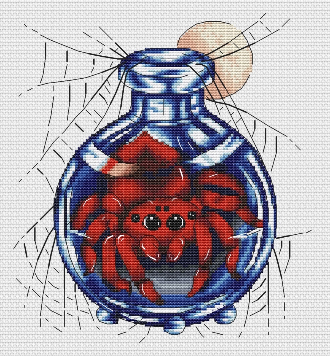 Spider Potion Cross Stitch Pattern фото 1