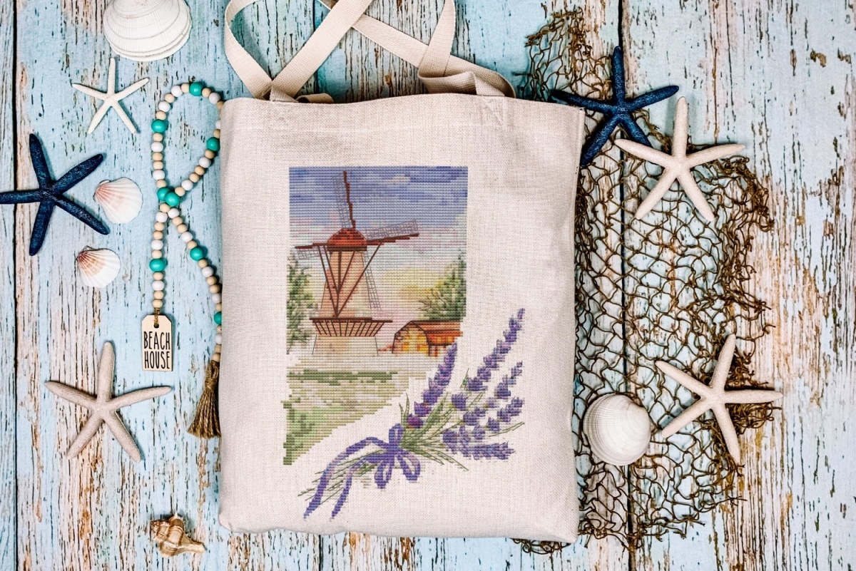 Lavender Mill Cross Stitch Pattern фото 4