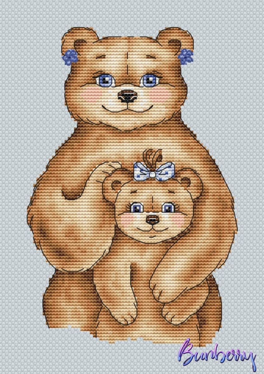 Mother's Love. Daughter Cross Stitch Pattern фото 1