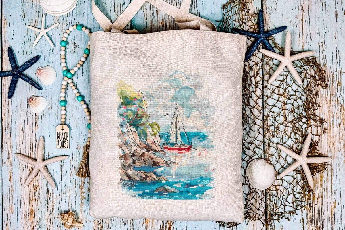 By the Shore Cross Stitch Pattern фото 6