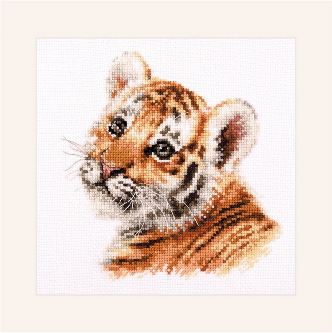 Little Tiger Cub Cross Stitch Kit фото 1