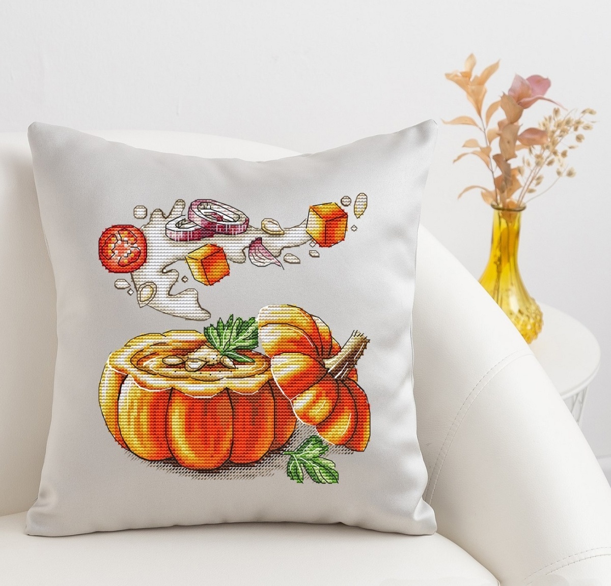 Autumn Soup Cross Stitch Pattern фото 9