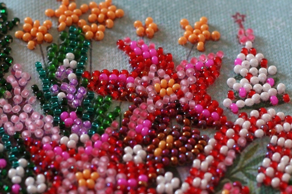 Festive Tea Party Bead Embroidery Kit фото 3
