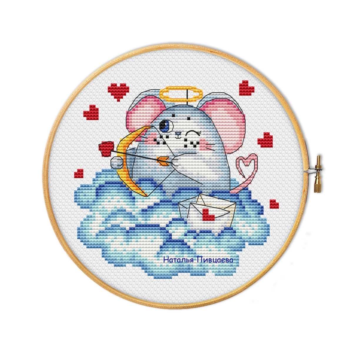 Cupid Cross Stitch Pattern фото 1
