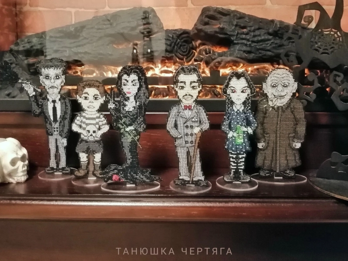 The Addams Family Set Cross Stitch Pattern фото 2