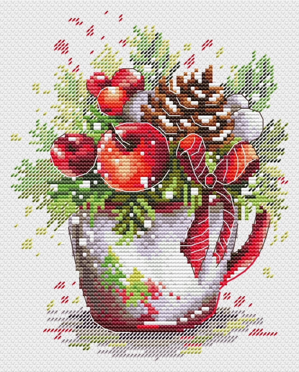 New Year's Composition Cross Stitch Kit фото 1