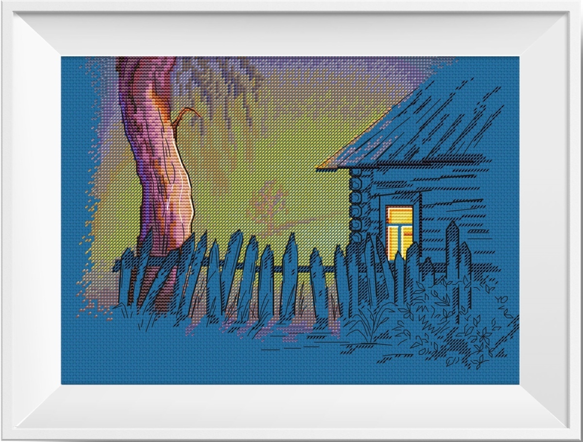 House in the Suburbs Cross Stitch Pattern фото 5
